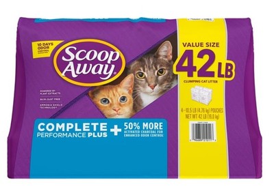 Scoop Away Complete Performance Plus, Clumping Cat Litter, Fresh Scent, 42 lbs
