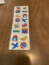 Mrs. Grossman's Vintage Sparkle Christmas Toys Stickers!