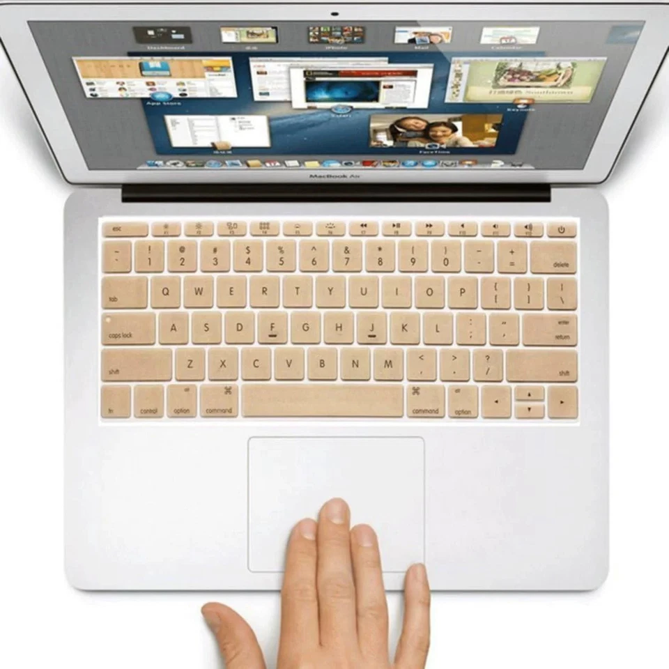 MacBook Pro/Air Keyboard Cover - Gold NEW - Image 4 of 4