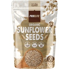 PROELITE Organic Sunflower Seeds Hulled | Raw Natural Kernels | Healthy Snack | 
