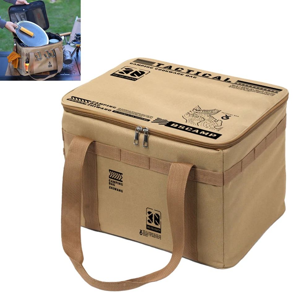 Outdoor Tactical Camping Storage Bag Utility Tote Bag Camping Kitchen Organizer - image 2 of 4