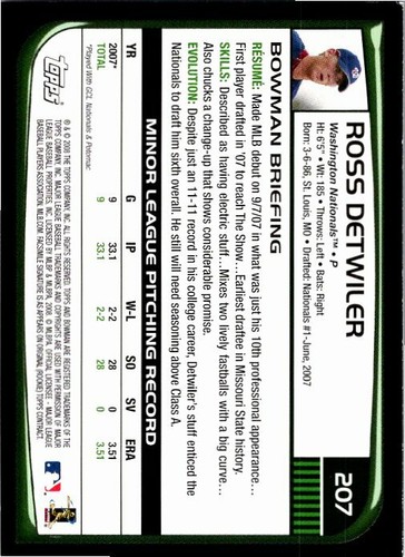 2008 Bowman Baseball - Pick Choose Your Cards - Picture 185 of 191