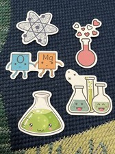 Science Sticker Bundle - Comes With 5 Stickers - Option 2