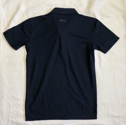 Boys Greg Norman Golf Shirt Navy Blue Sz M (10-12) NWOT - Picture 6 of 7