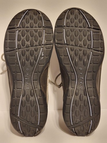 Privo by Clarks beige Leder Slipper Schuhe flache Damen 7M Schnürschuhe Sneaker - Bild 6 von 7