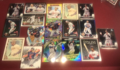 Byron Buxton LOT (17) 2024 Topps Chrome Cosmic Refractor Non-Auto SSP ⭐️ MINT - Bild 1 von 4