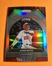 2022 Panini Prizm - Championship Stage Silver Prizm #CS-7 Juan Soto