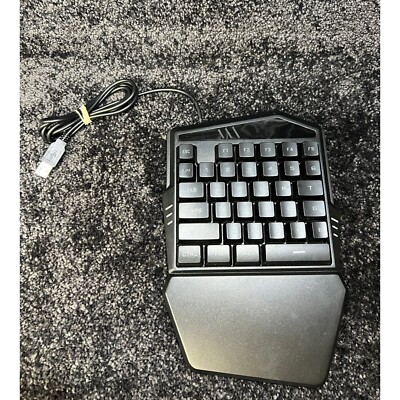 Bugha One Handed Keyboard LED Gaming For PC Light Modes - Tested Working