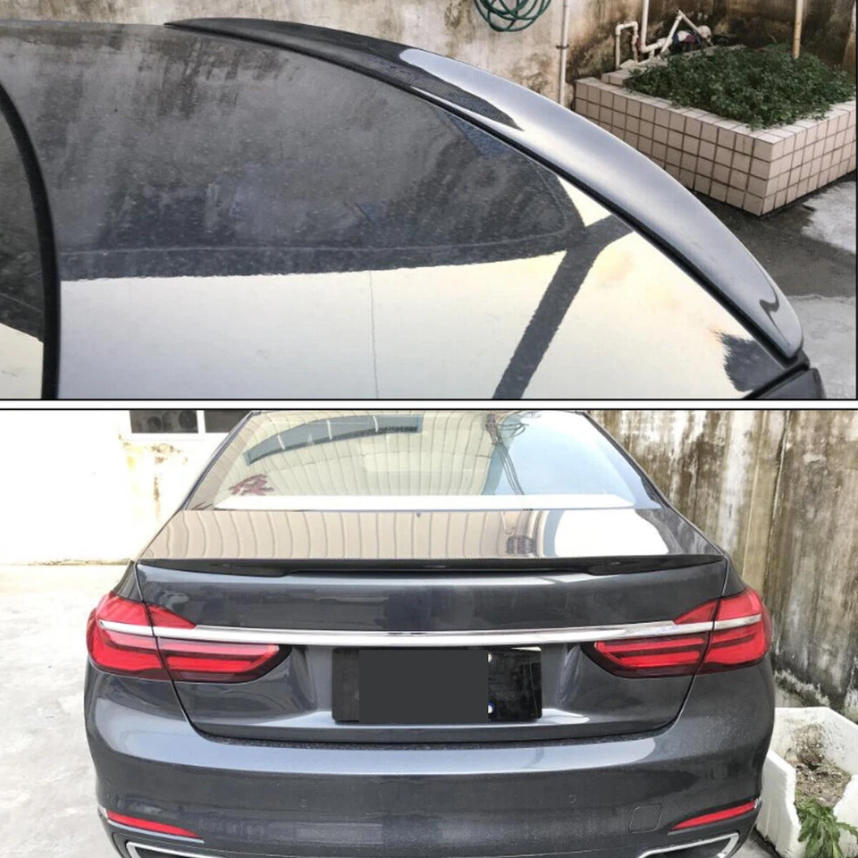 Rear Trunk Spoiler Wing For 2016-2022 BMW 7 Series G11 G12 750i 740i Gloss Black Foto 4 de 4