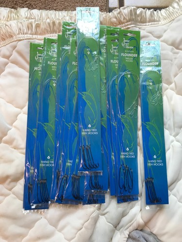 Jeros Tackle Scotchline Snelled Flounder Hooks 20 Packs Of 6 Hooks Size 9 NOS - Picture 13 of 14