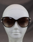 Burberry B 4216 300213 57/16 Dark Havana Plastic Cat-eye Sunglasses Brown