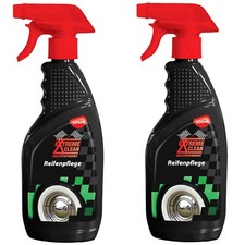 2 x 500 ml extreme clean tire care shine spray car auto rubber care car care