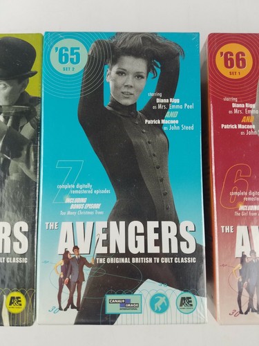 The Avengers VHS Box '65 '66 Set 1 & 2 British TV Cult Classic NIB Sealed - Picture 3 of 12