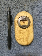 Stabilized Box Elder Burl Bottle Opener - .75 x 2.25 x 4.5 " -- 233