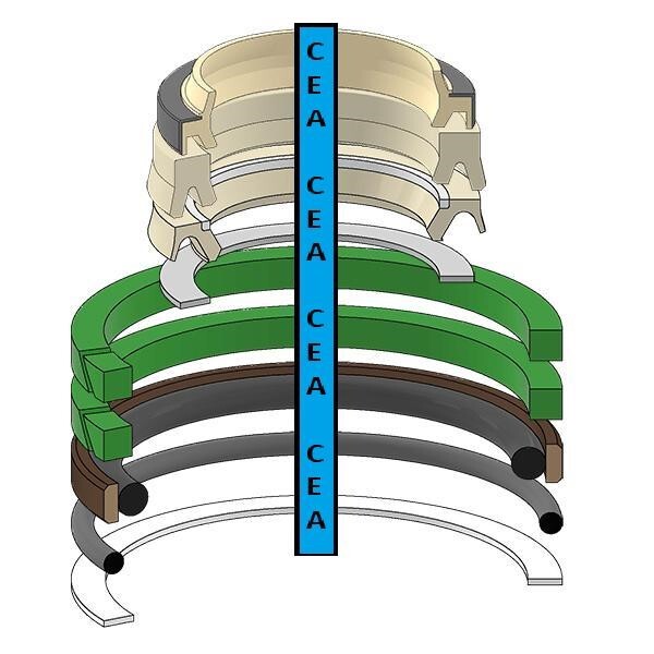 4467381 Bucket Cylinder Seal Kit Fits Hitachi ZX160LC | eBay