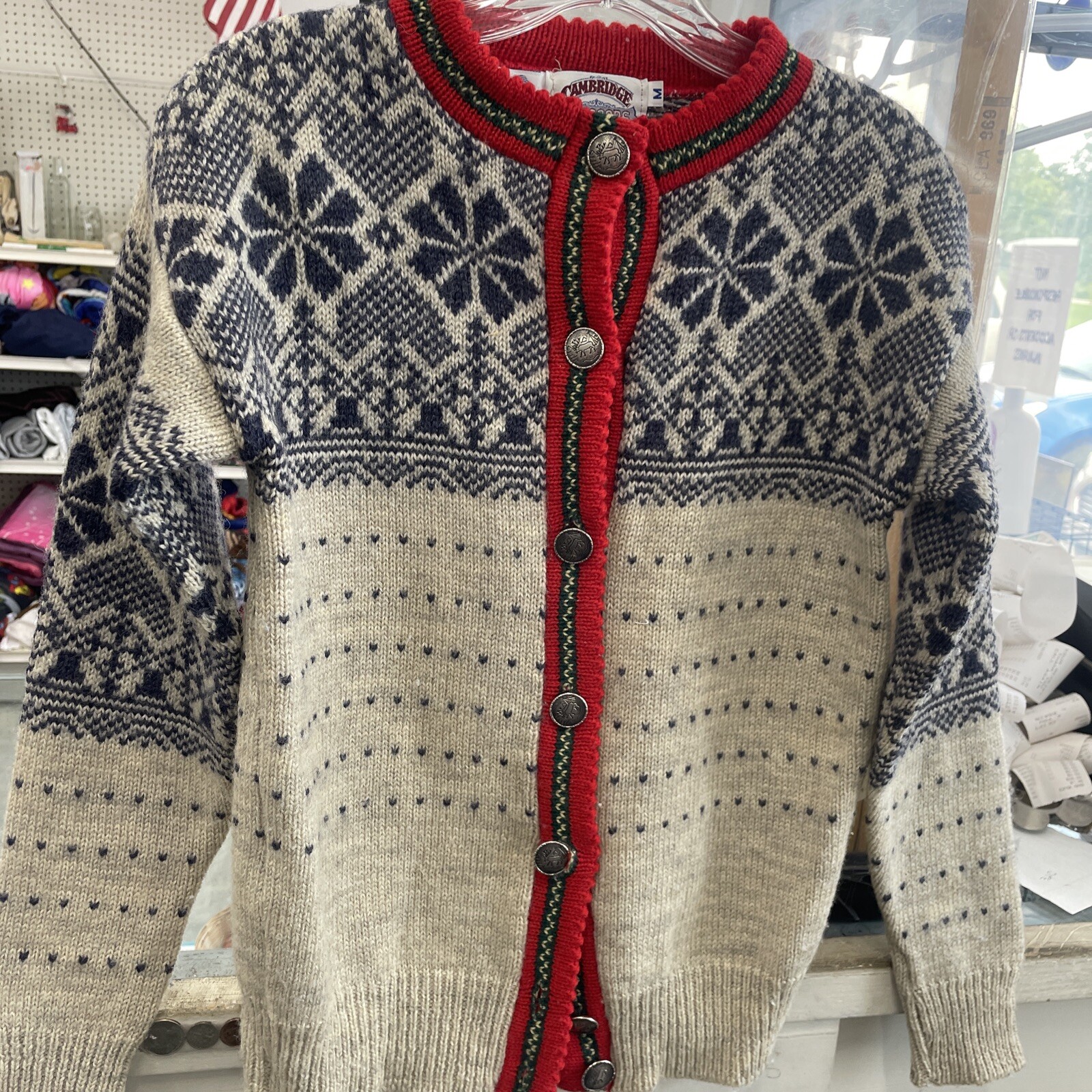 Cambridge dry goods company 100 pure wool womans swe… Gem