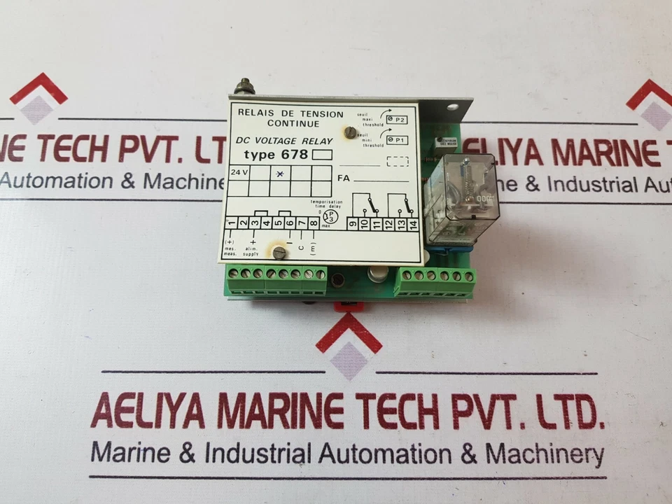 Automatismes energie electronique 678 dc voltage relay - Bild 1 von 4