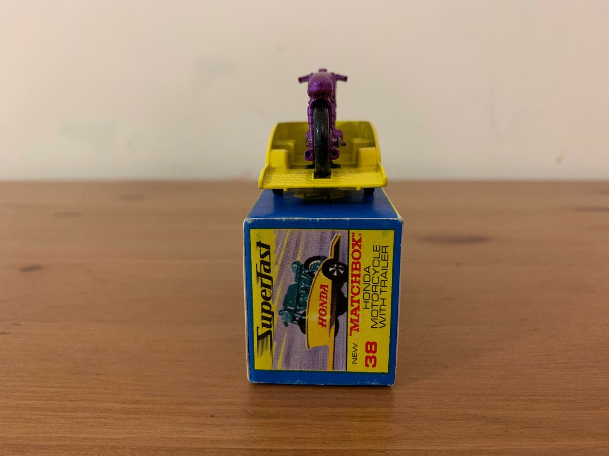 Matchbox Superfast 38 Honda Motorcycle with Trailer | eBay