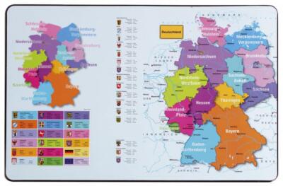 PAGNA Schreibunterlage, Motiv: Deutschlandkarte