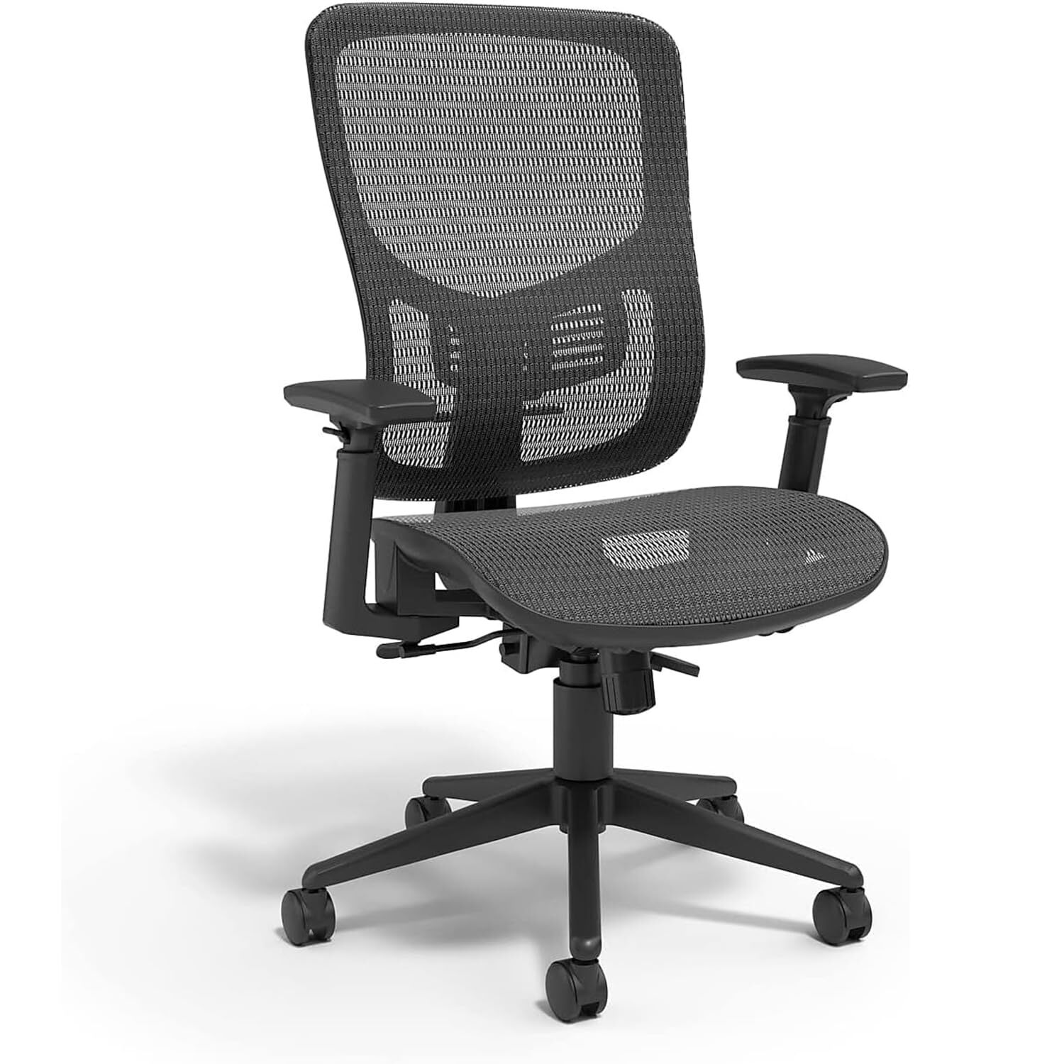Staples Kroy Ergonomic Mesh Swivel Task Chair, Black