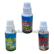 TG's Rocket Fuel Hi-Speed Reel Oils, Red Label, Yellow Label,Tournament, Grease