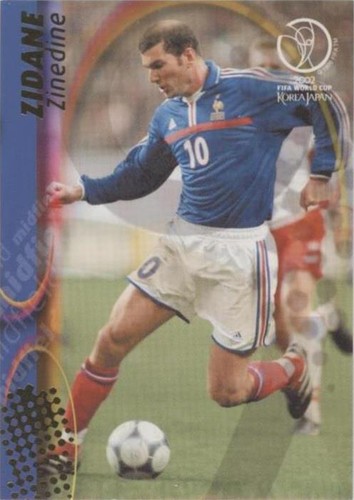 Zinedine ZIDANE ZIZU France 2002 Panini World Cup Card # 61
