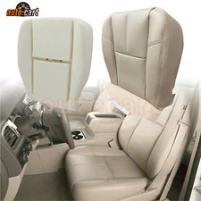 Driver Bottom Leather Seat Cover And Foam Cushion For 07-13 Chevy Tahoe 5.3L V8