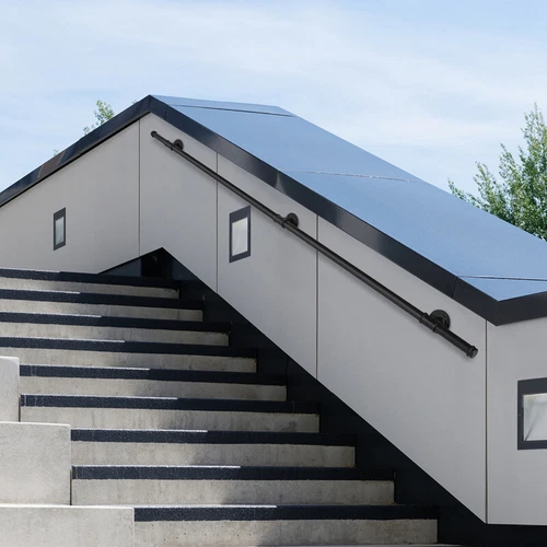 Corrimano ringhiera per scale maniglia in ferro corrimano a parete ringhiera per scale - Foto 6 di 21