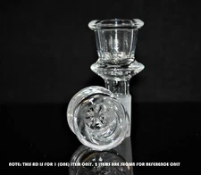 14mm SHOT GLASS Slide Bowl SNOWFLAKE SCREEN Tobacco slide bowl 14 mm male