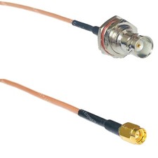 RG316 BNC FEMALE BIG BULKHEAD to SSMA Male RF Cable Rapid-SHIP LOT