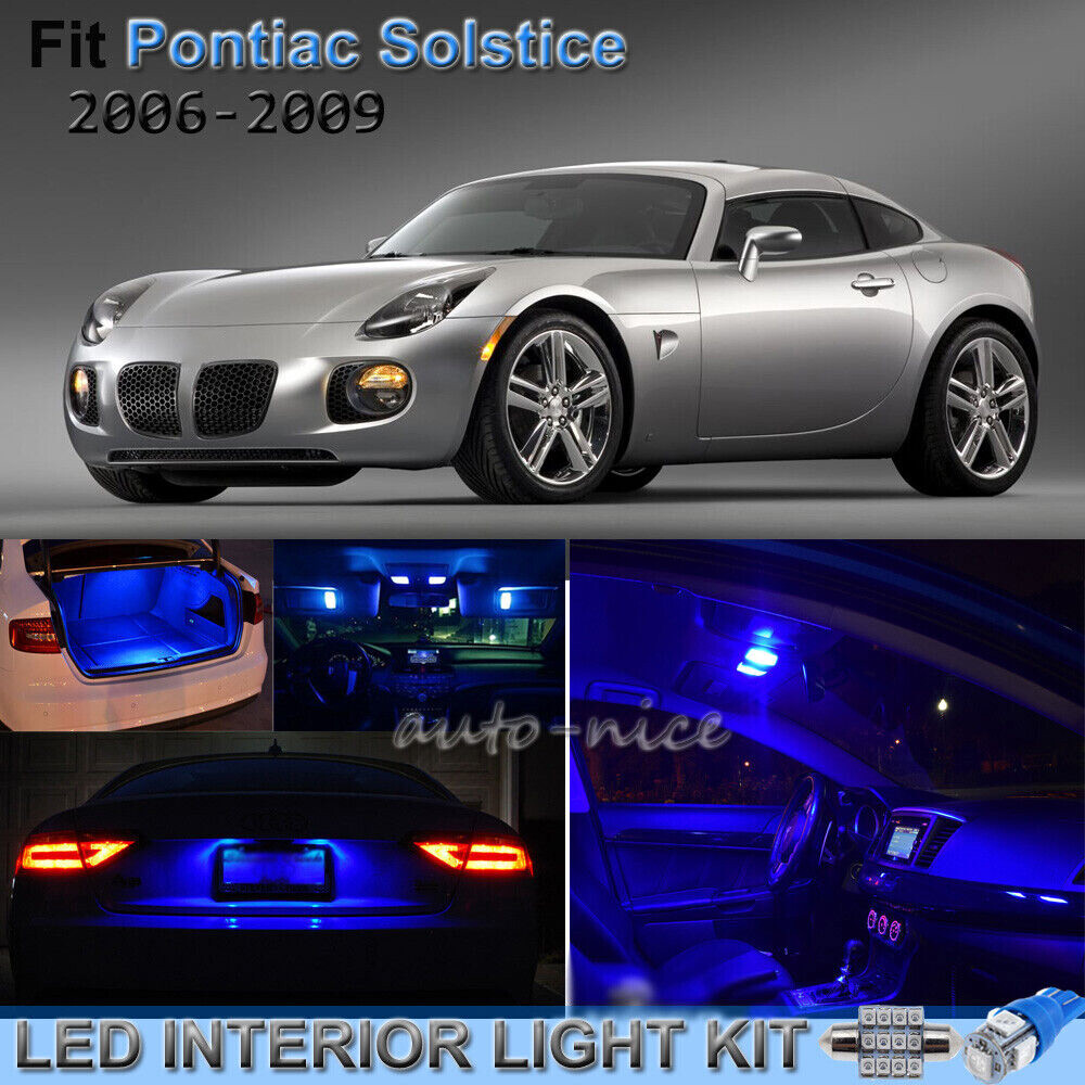 ソルスティス p706p5g For 2006-2009 Pontiac Solstice Brilliant Blue LED Interior