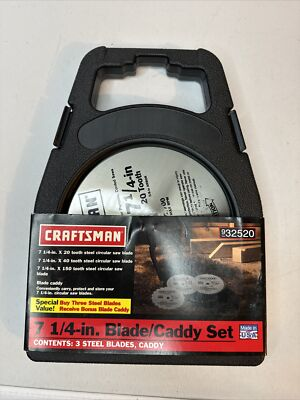 #ad #ad VTG 932520 CRAFTSMAN 7 1 4 in Blade Candy Set Pack of 3 $19.49