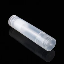 Lot 100x 5ml Clear Black White Empty Lipstick Lip Balm Container Tube BX5