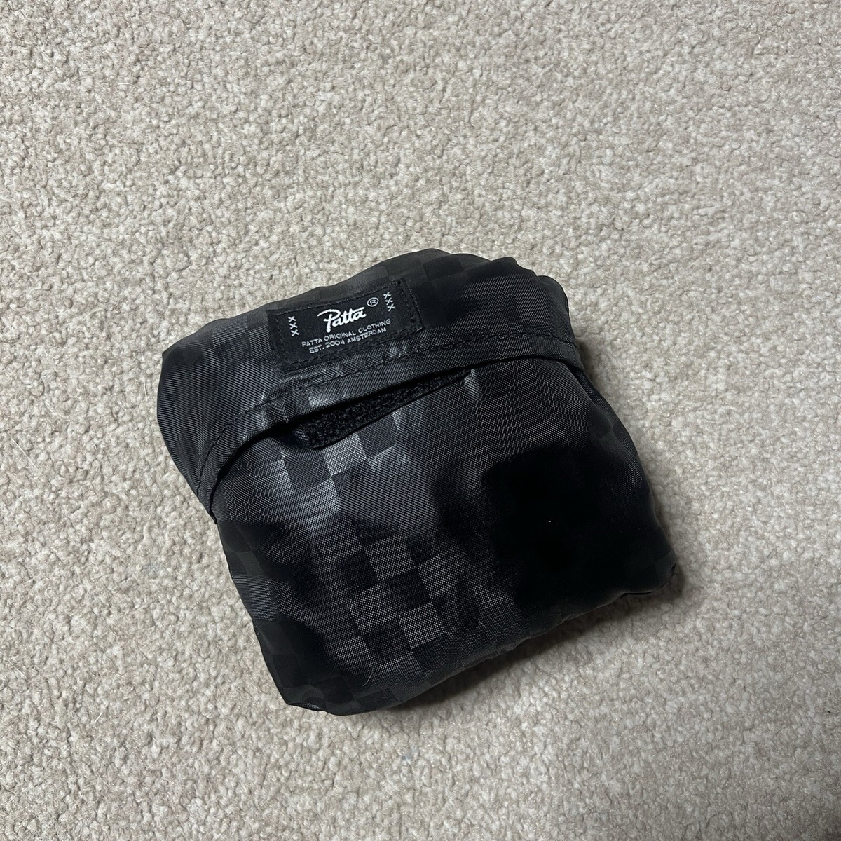 Patta Alyx Black Packable Tote Bag UK