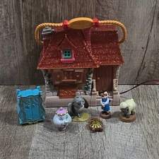 Disney Store Animators Collection Littles Belle's Cottage Playset Beauty Beast