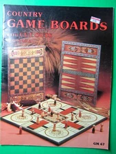 1986 GAYLEMOT PUBLISHING COUNTRY GAME BOARDS WITH CUT OUTS IRIS WILL GM67 (CM)