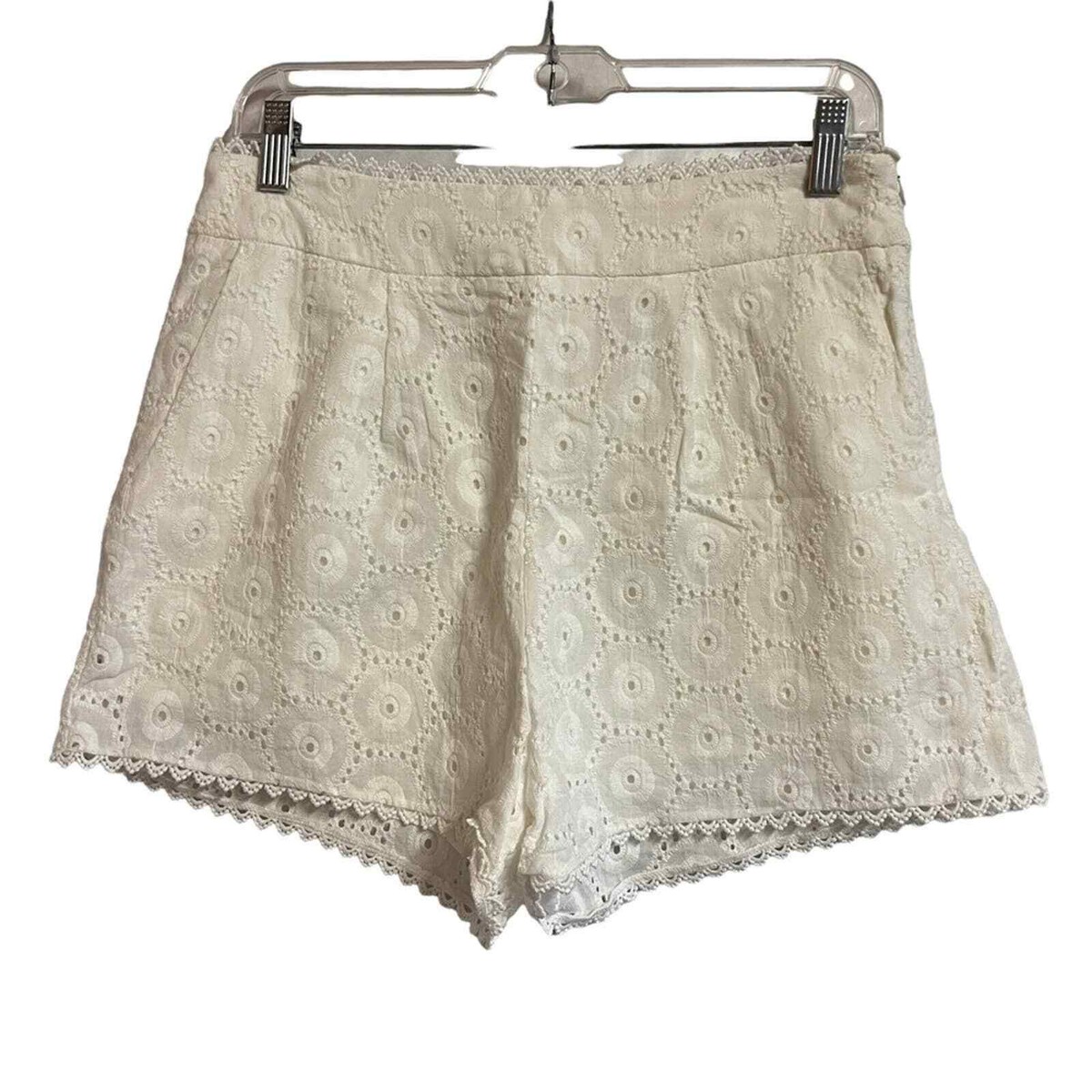 ★GLOWNY★ PROVINCE EYELET SHORTS (2Colors) PROVINCE EYELET SHORTS (NAVY) - GLOWNY