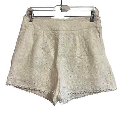 ★CRANK★HEART BUTTON EYELET SHORTS_WHITE★正規品/直送料込 Line and Dot white eyelet shorts NWOT sz M | eBay