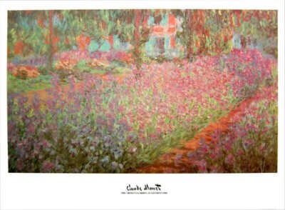 Claude Monet - Garden at Giverny