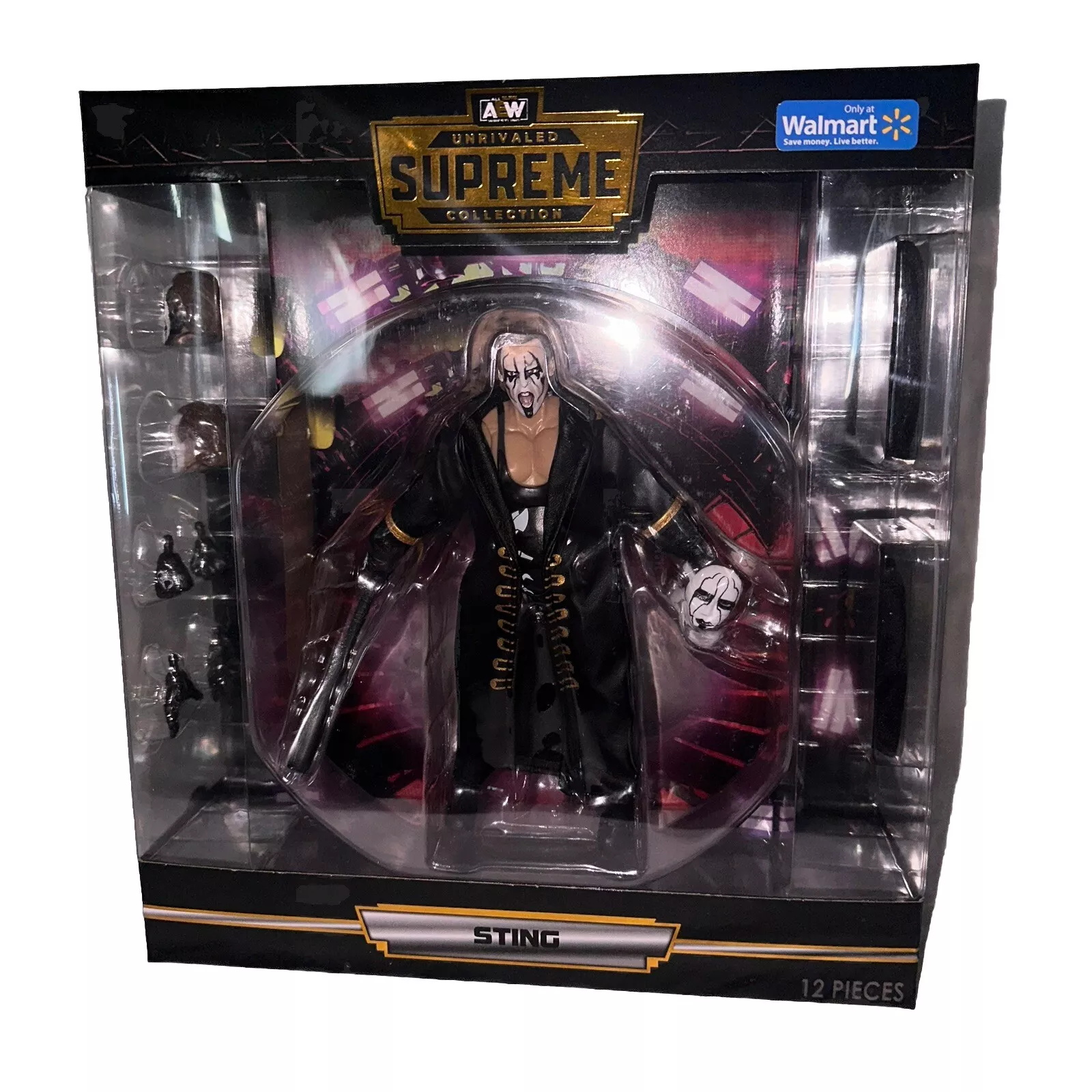 Figurine AEW Supreme STING Unrivaled Collection Series 5 #8 Walmart exclusive 