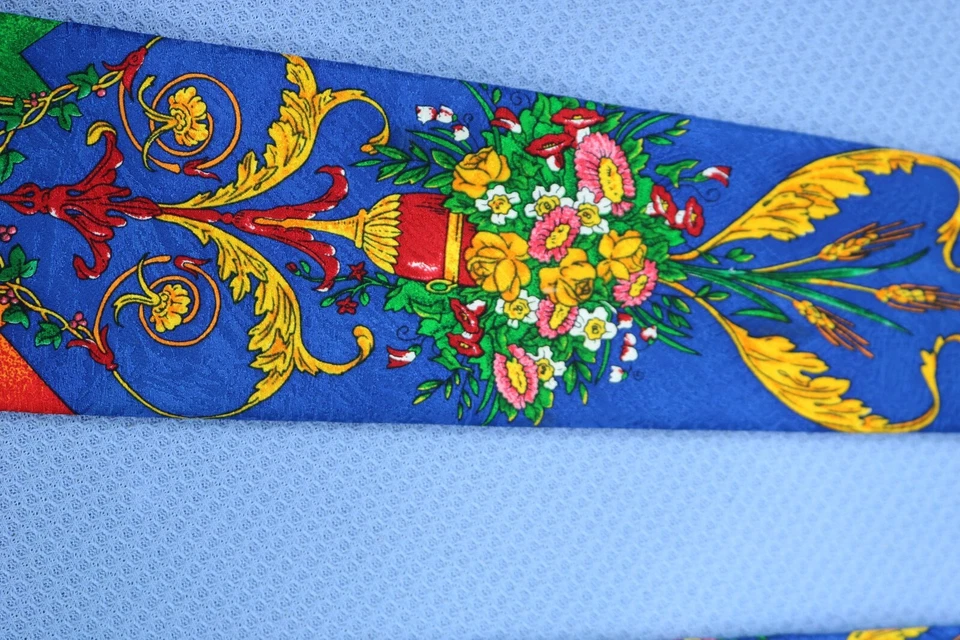 Corbata Rush Limbaugh para hombre - sin límites - floral - seda - EE. UU. Foto 4 de 4