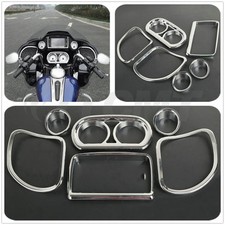 Inner Fairing Speedometer Radio Speaker Trim Kit For 2015-2024 Harley Road Glide