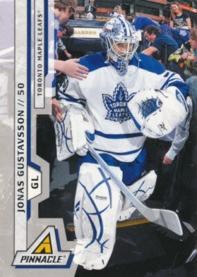 2010-11 Pinnacle #20 JONAS GUSTAVSSON - Toronto Maple Leafs