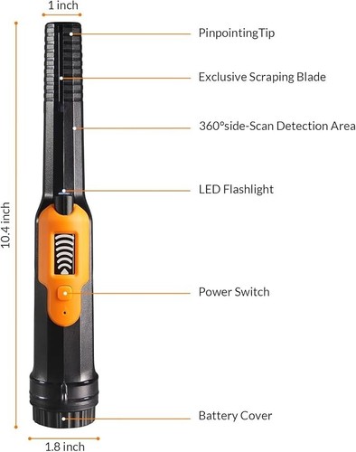 Garrett Metal Detector Pinpointer with LCD Display, Waterproof - Picture 2 of 6