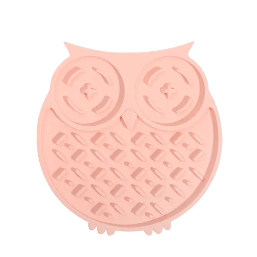 Alfombra de lamer para TODAS LAS MASCOTAS. Cuencos de silicona duraderos lindos y portátiles para mascotas alimentador lento Foto 4 de 4