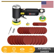 Mini Air Sander Polisher Kits Dual Action 1 2 3 Random Orbital For Auto Body