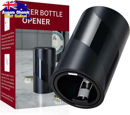 Magnetic Bottle Opener with Cap Catcher, One-Handed, Bar Tool, Home/Outdoor - Picture 9 of 12