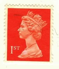 Great Britain Machin Head #MH297 used