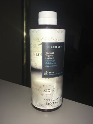 KORRES Shower Gel Body Wash YOGHURT Large 13.53 oz New.