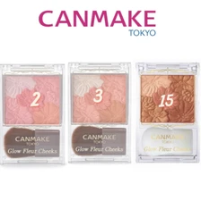 CANMAKE Glow Fleur Cheeks Blush PICK SHADES 02 & 15 - US Seller
